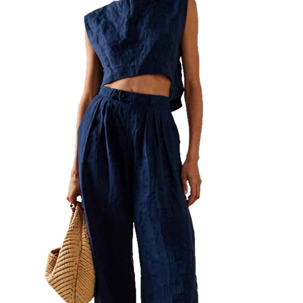 Crew-Neck Loose Co-Ord Set — 5 Colours
