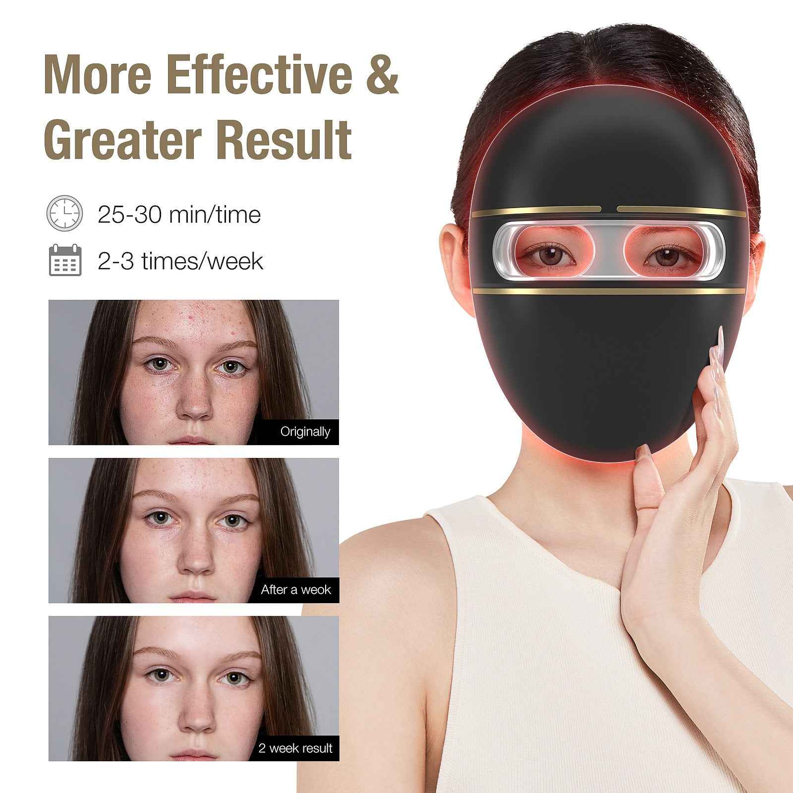 LED Spectrum Beauty Mask – Photon Therapy & Hot Compress