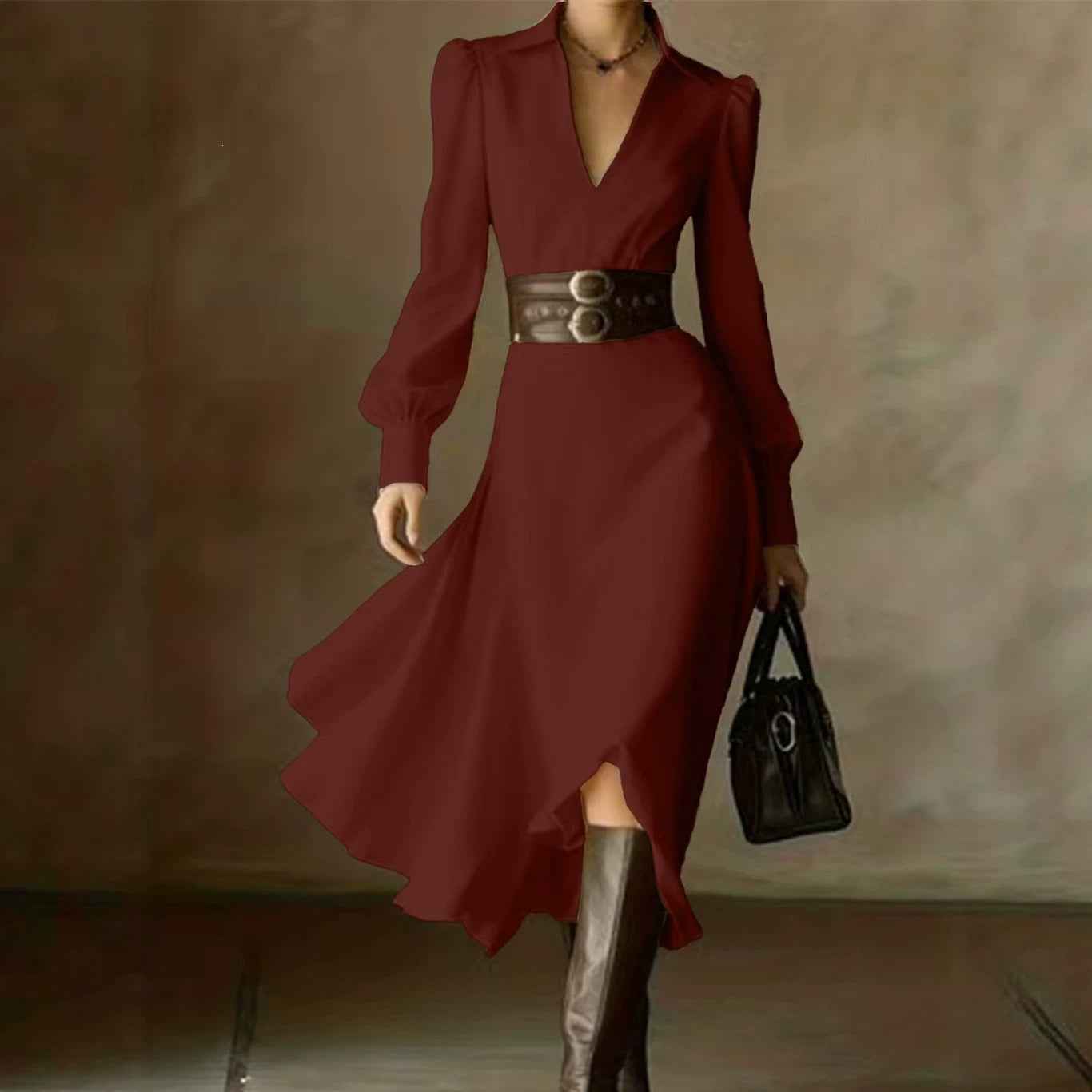 Womens Dress Light Luxury With A High-end Vibe