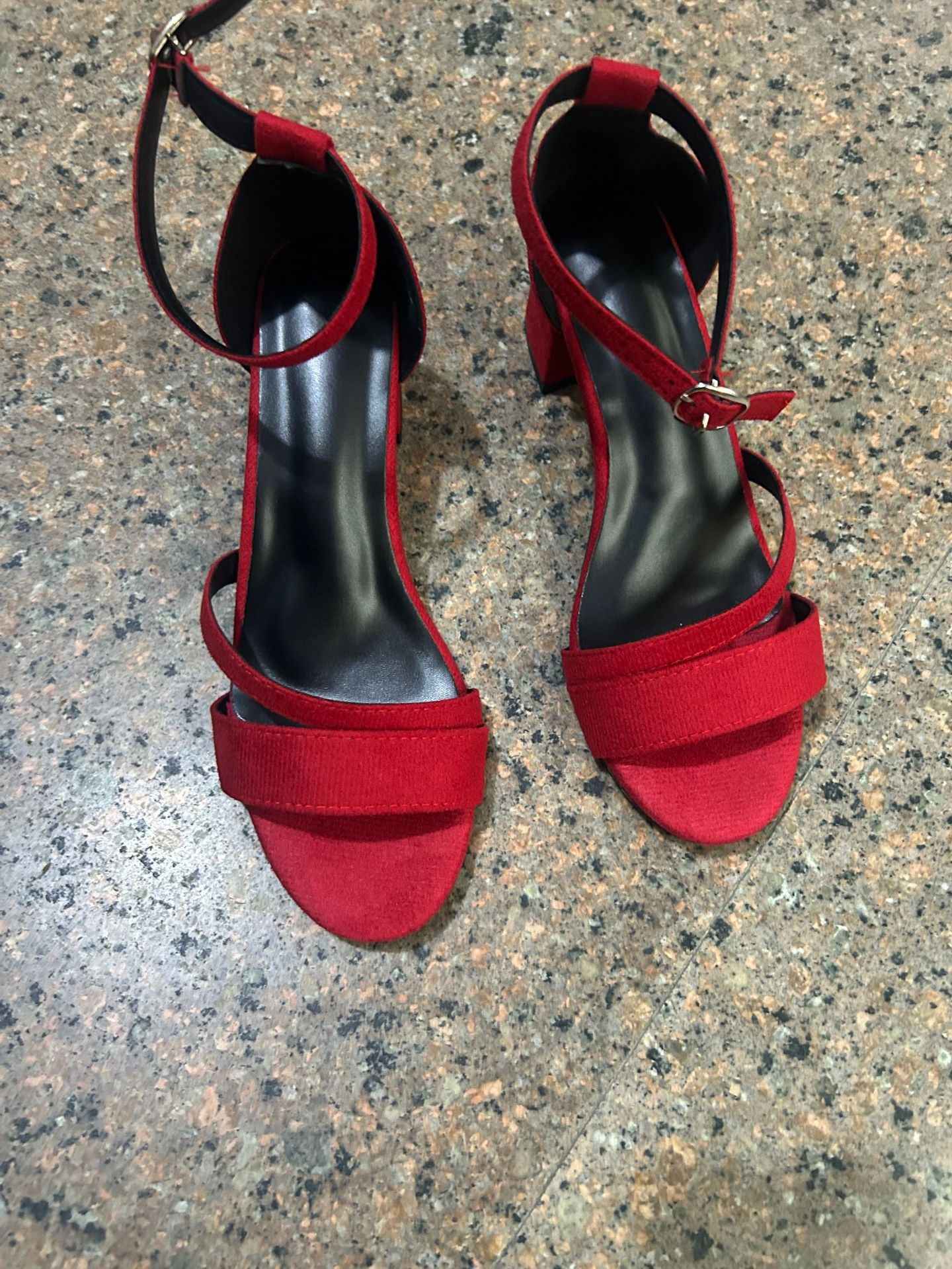 Versatile Fashionable Womens Shoes Suede Block-heel High Heels