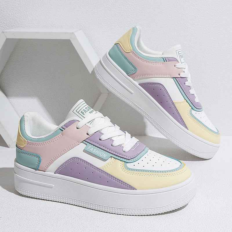 Women's Breathable Casual Sneakers — Non-Slip, Round Toe