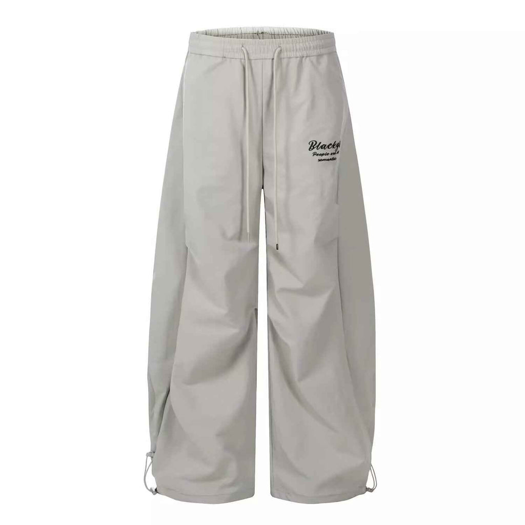 Relaxed-Fit Straight-Leg Pants – Lightweight Polyester, Full Length