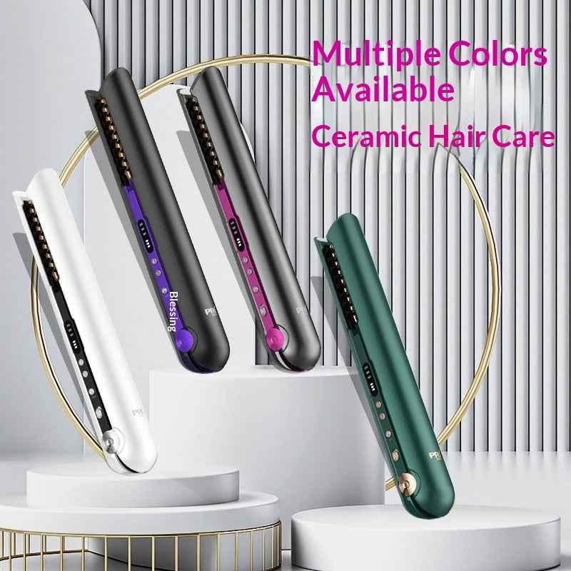 Wireless 2-in-1 Hair Straightener & Curling Iron