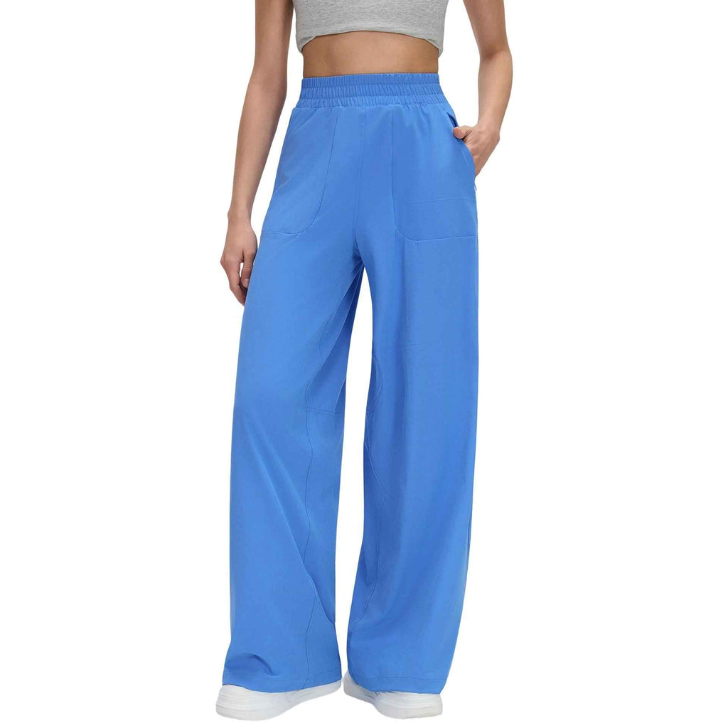 High-Waist Drawstring Wide-Leg Pants