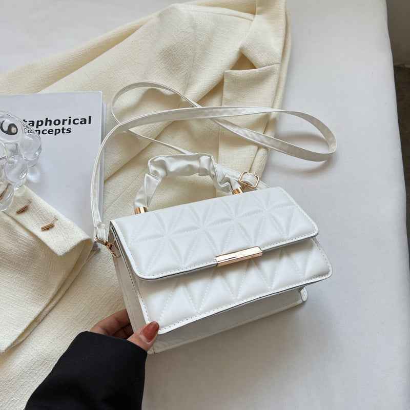 Square PU Leather Crossbody Bag
