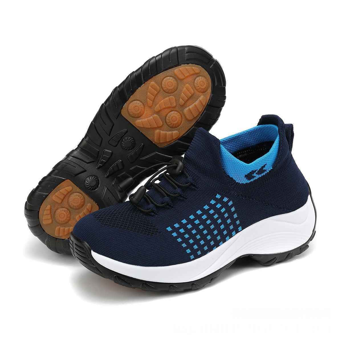 Rocker Sole Flyknit Sneakers — 7 Colours, EU 35–45