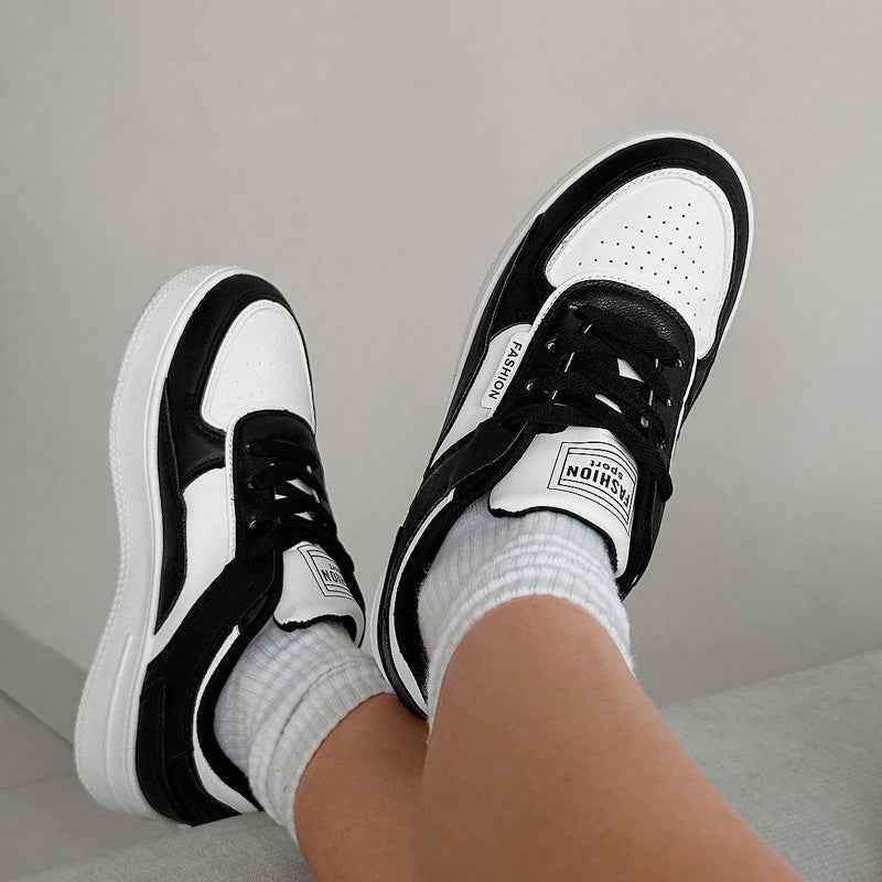 Women's Breathable Casual Sneakers — Non-Slip, Round Toe