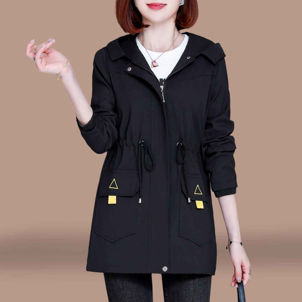 Elegant Loose-Fit Windproof Jacket — 4 Colours, M–4XL