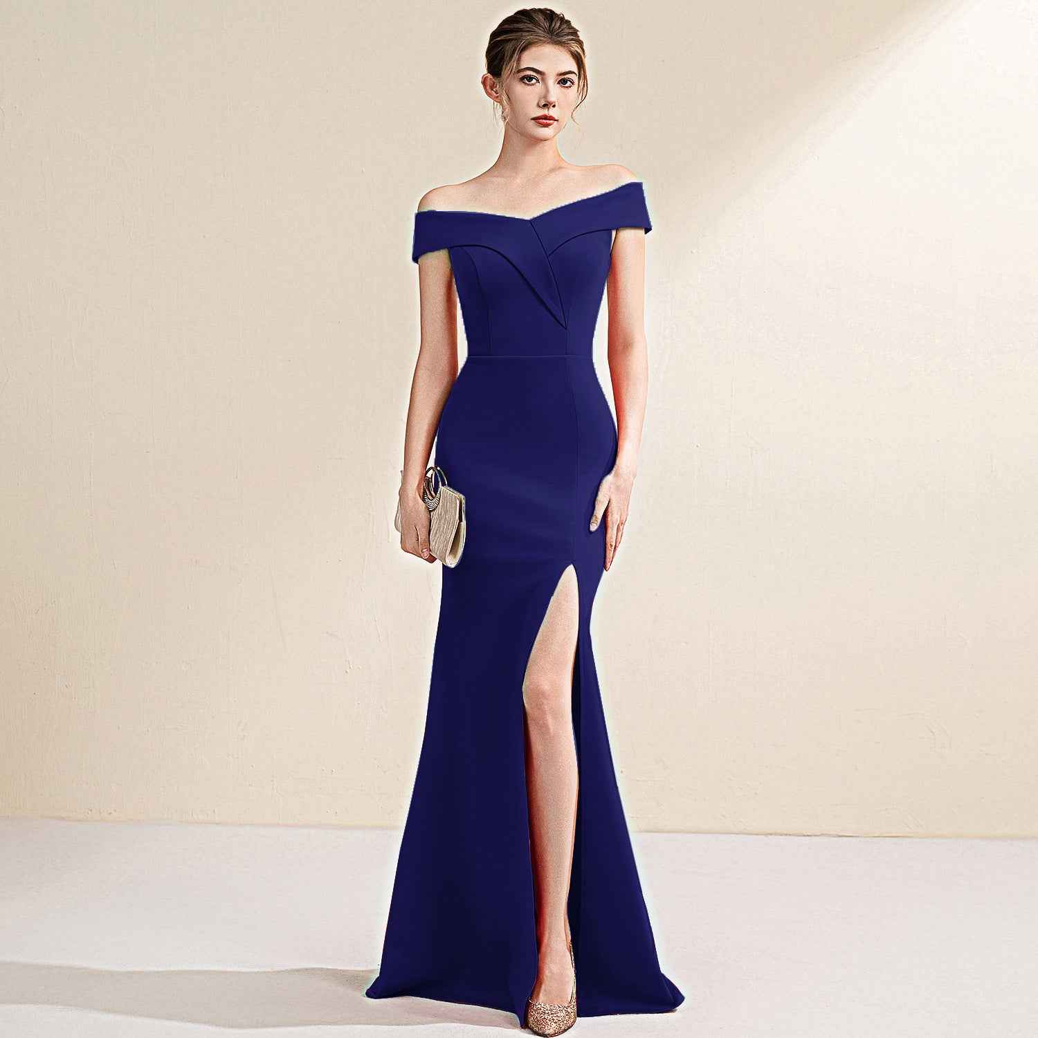 Host Evening Banquet Fishtail Long Dress