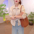 Denim Cotton Jacket with Pockets — Straight-Cut Casual