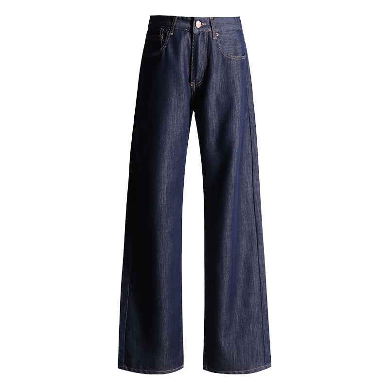 Women's High-Rise Straight-Leg Denim Jeans — Blue Gray, XS–XL