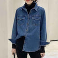 Women's Elegant Long-Sleeve Cotton Commuter Coat