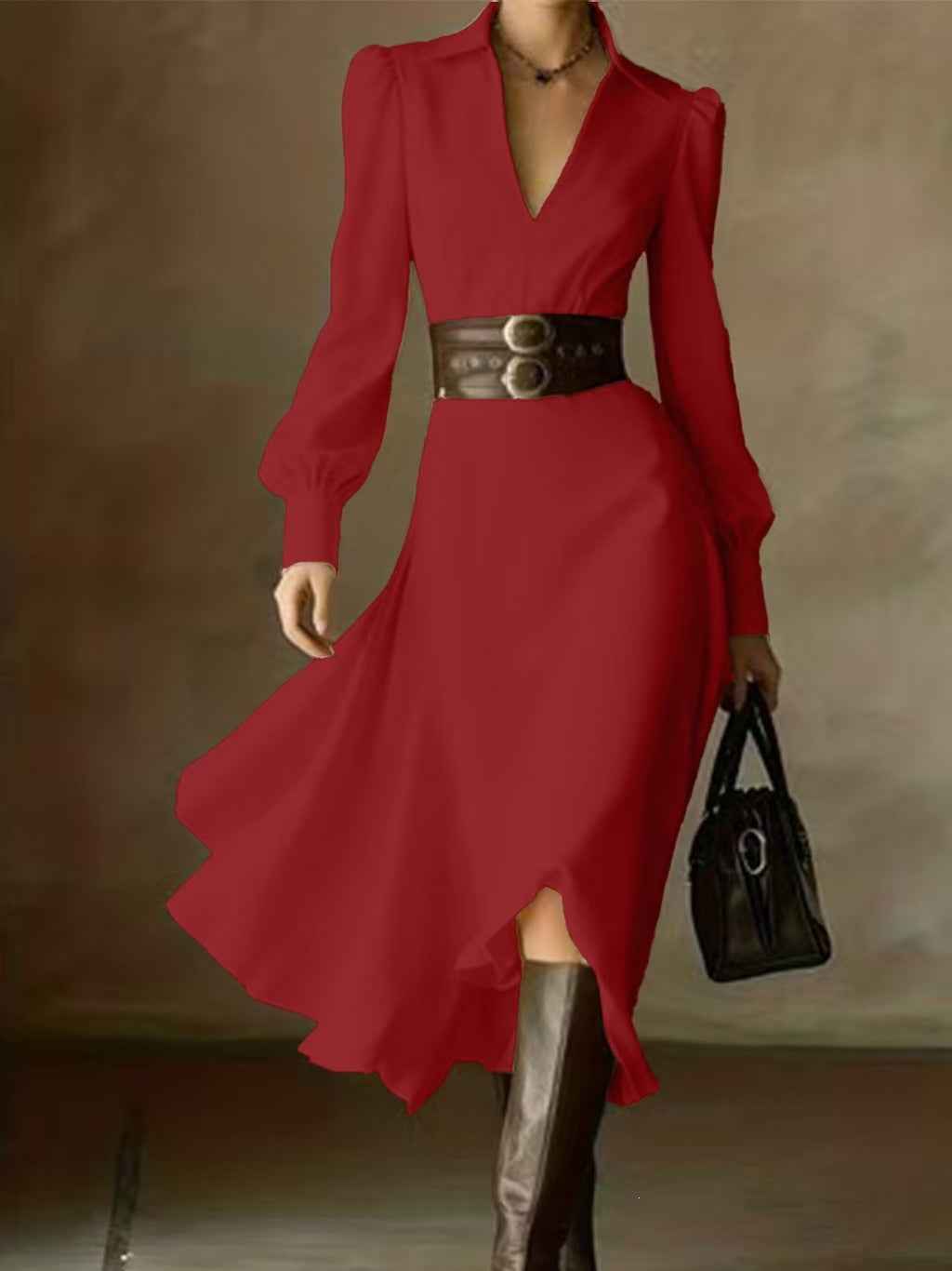 Womens Dress Light Luxury With A High-end Vibe