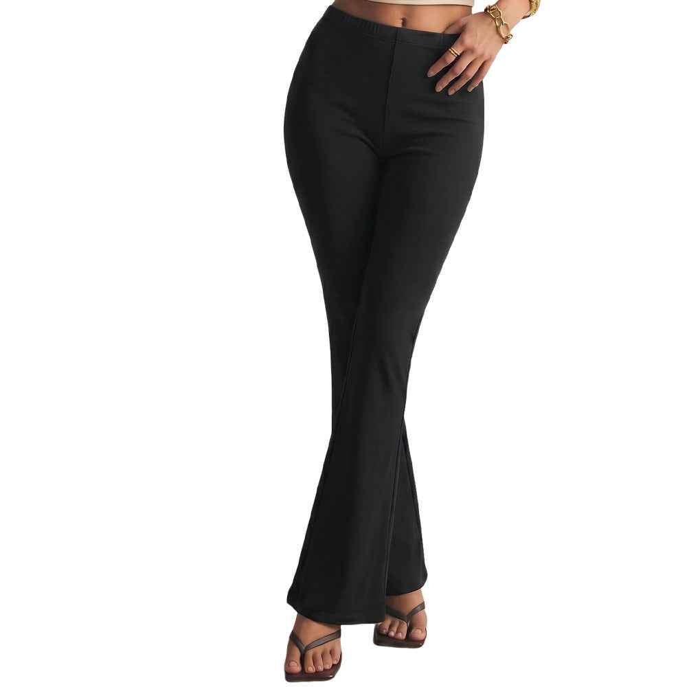 High-Waisted Quick-Drying Bootcut Pants Womens Sports Pants