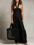 Womens Relaxed-fit Beach Vacation Dress