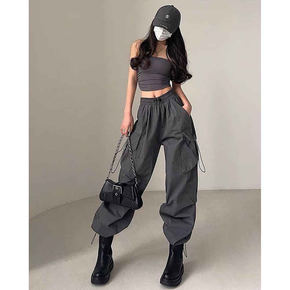 Women's Cargo Pants — Loose Fit Streetwear Trousers