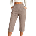 Casual Comfortable And Relaxed-fit Button-up Sweatpants