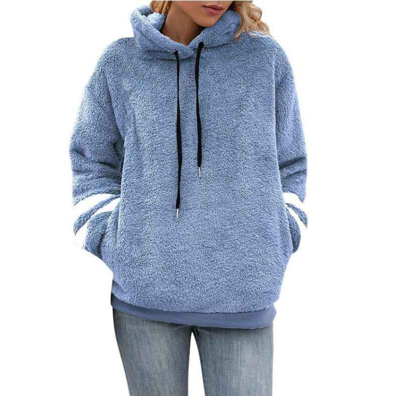 Women's Fleece Pullover Hoodie with Pockets