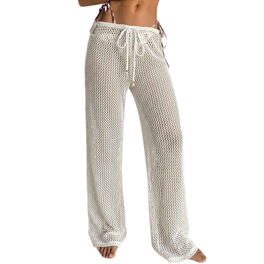 New Semi-transparent Floor-length Trousers
