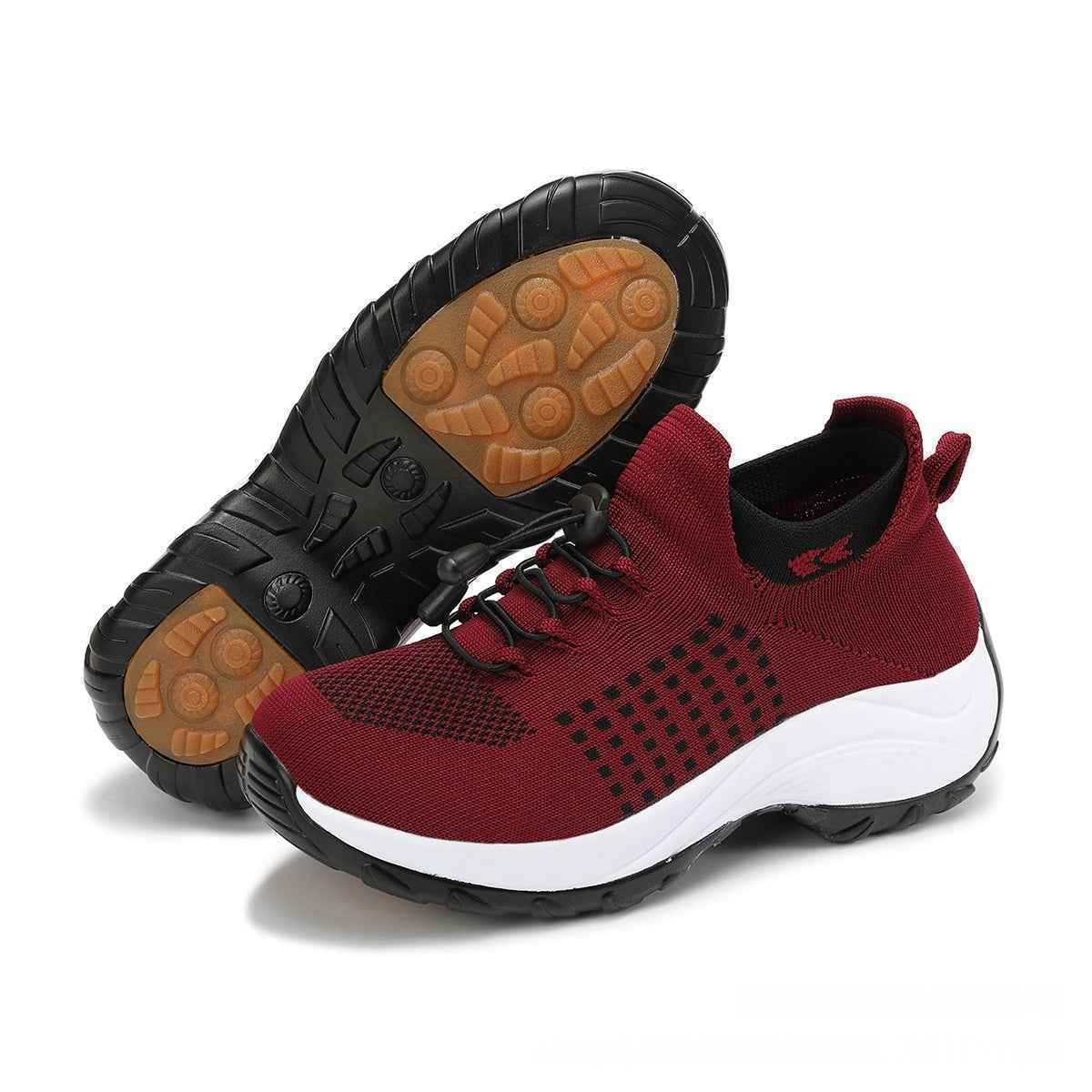 Rocker Sole Flyknit Sneakers — 7 Colours, EU 35–45