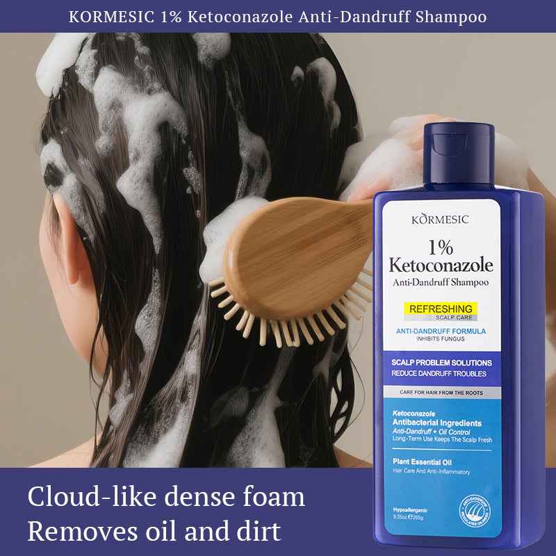 KORMESIC Ketoconazole Anti-Dandruff Shampoo – 265g Scalp Treatment