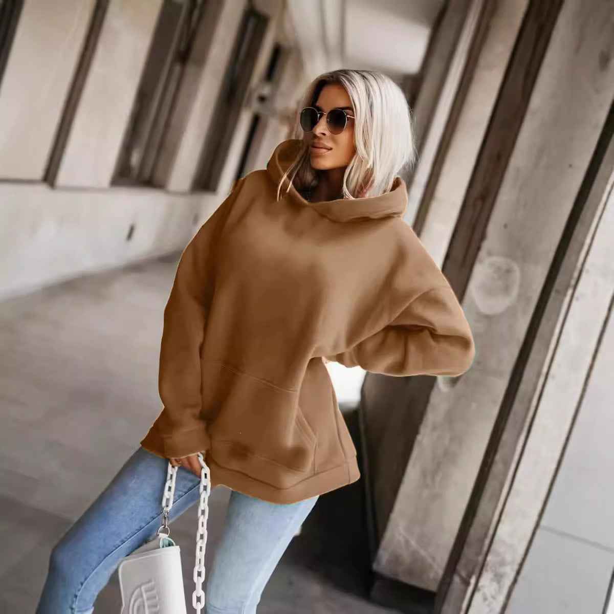 Loose-Fit Hooded Sweatshirt