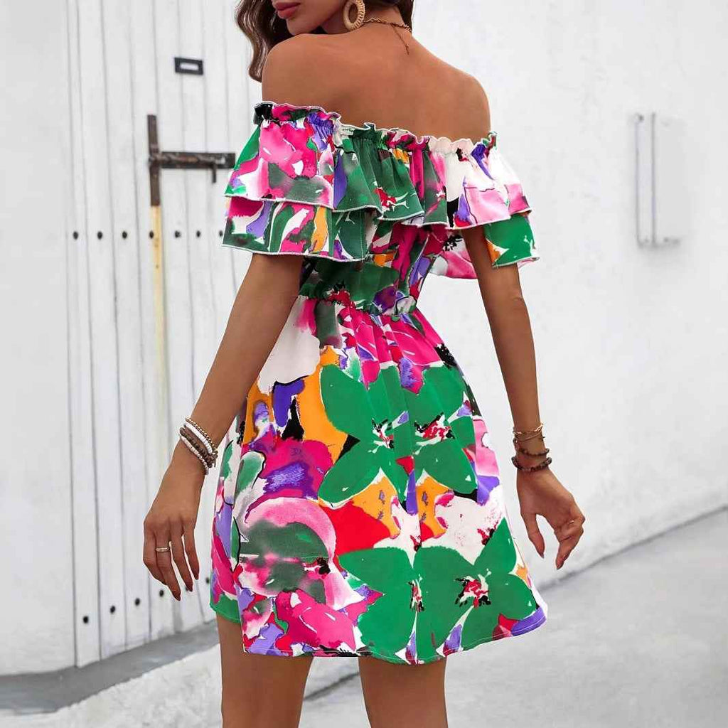 Stylish And Elegant Printed Dress For Women Perfect For Vacation