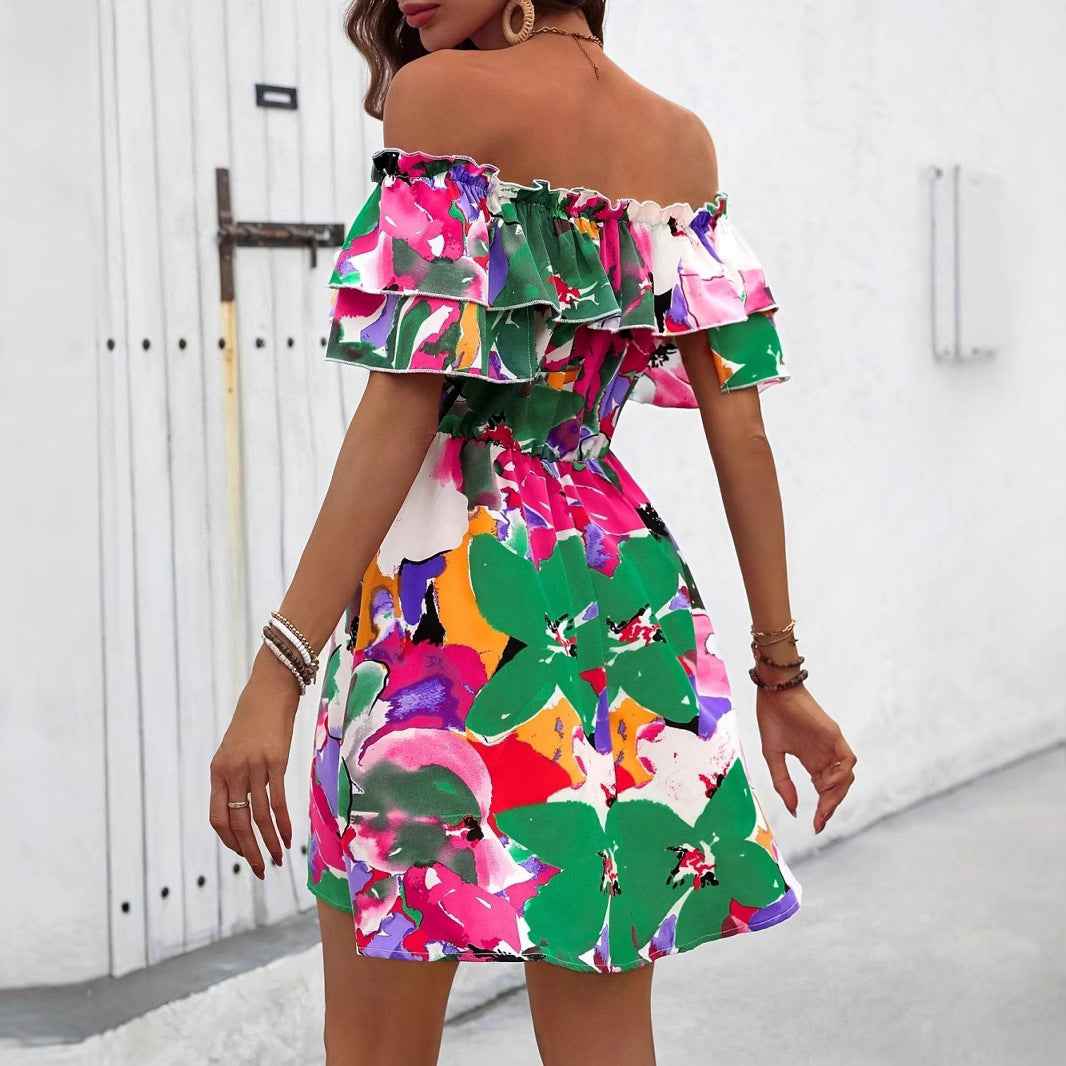 Stylish And Elegant Printed Dress For Women Perfect For Vacation