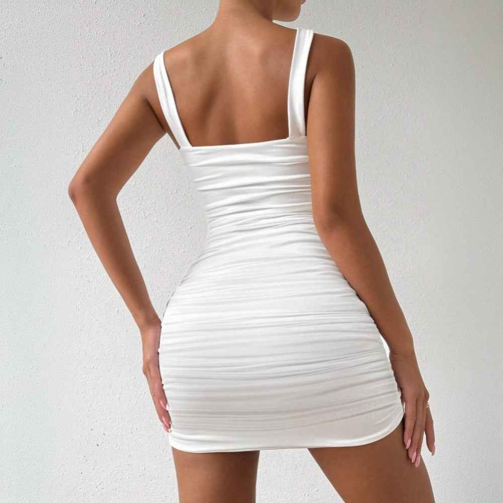 Womens New Strap-style Sheath Mini Skirt