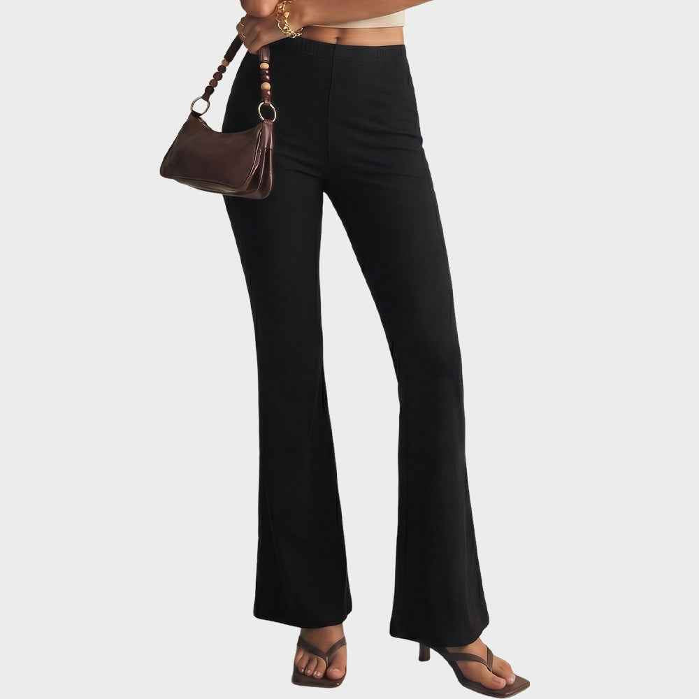 High-Waisted Quick-Drying Bootcut Pants Womens Sports Pants