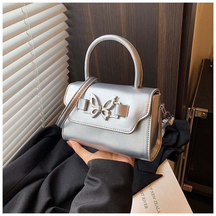 PU Leather Patchwork Square Tote Bag
