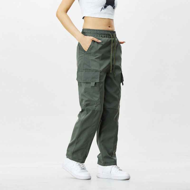 Wide-Leg Casual Trousers