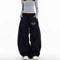 Relaxed-Fit Straight-Leg Pants – Lightweight Polyester, Full Length