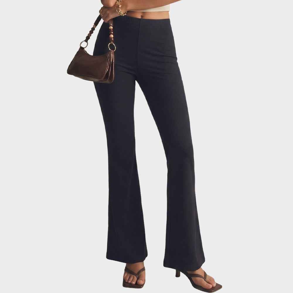 High-Waisted Quick-Drying Bootcut Pants Womens Sports Pants