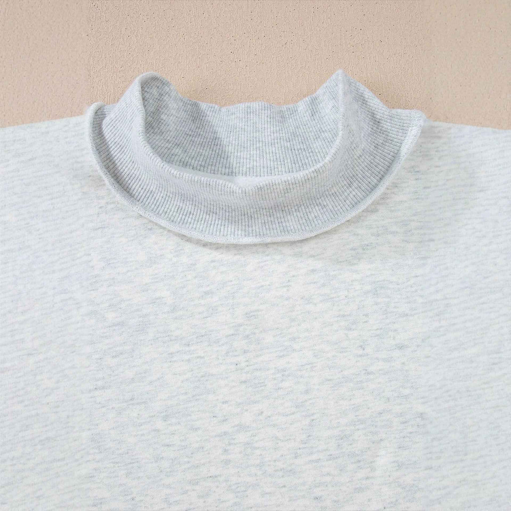 Women's Raw-Hem Crew-Neck Sweatshirt