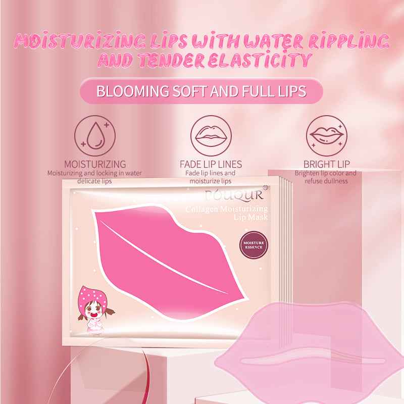 Collagen Lip Mask – Hydrating & Plumping Treatment Patches (10pcs)