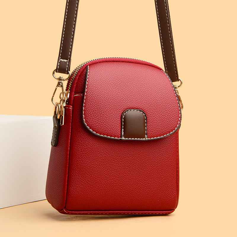 Oval PU Crossbody Bag — 5 Colours, 2 Strap Styles
