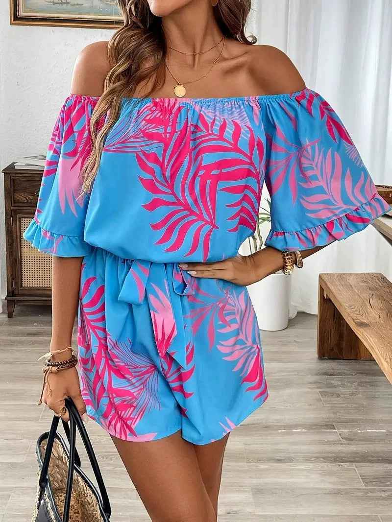 Floral Chiffon V-Neck Midi Dress – Sleeveless Summer