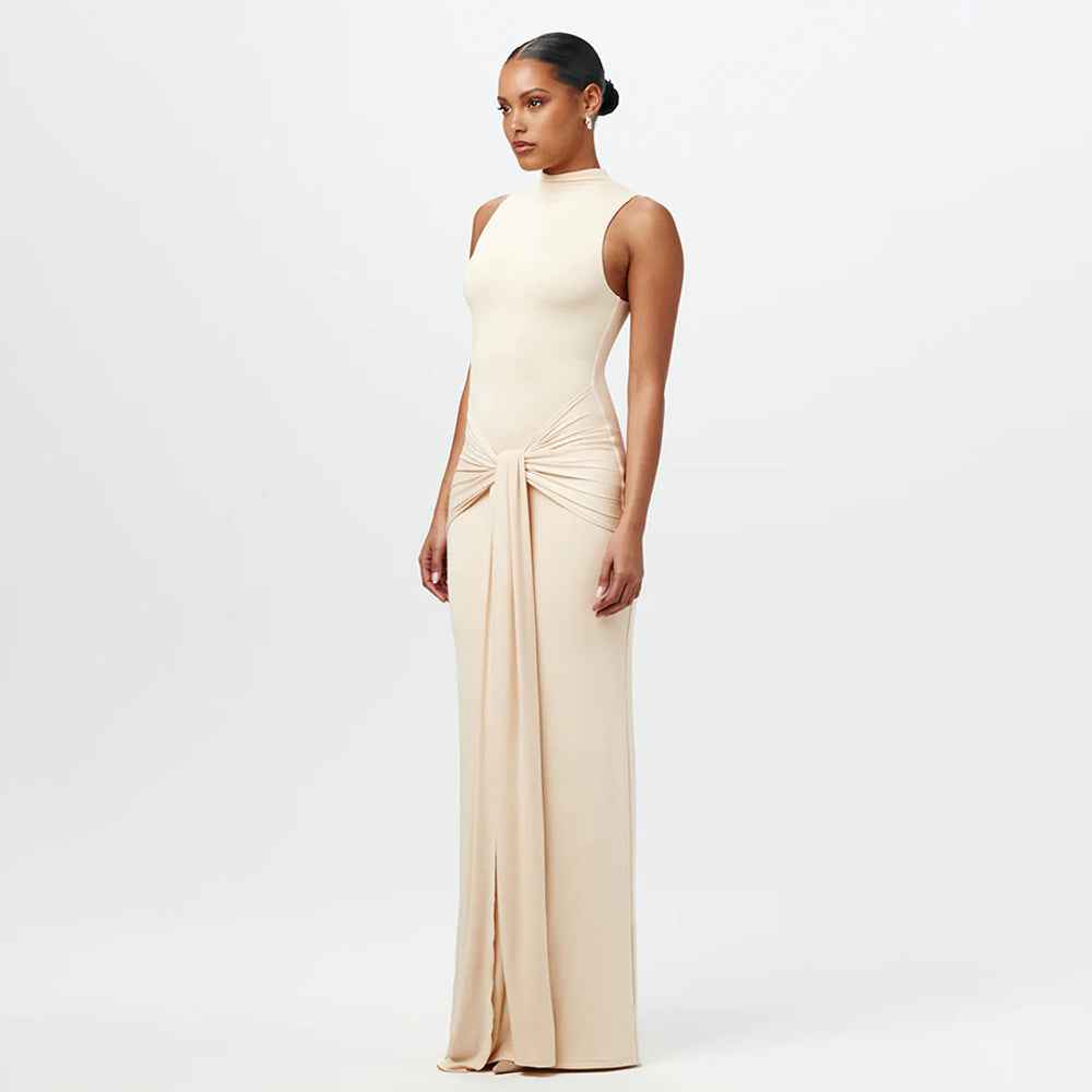 Women's Sleeveless High-Waist Bandage Bodycon Dress