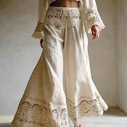 3D Digital Print Relaxed-Fit Casual Pants