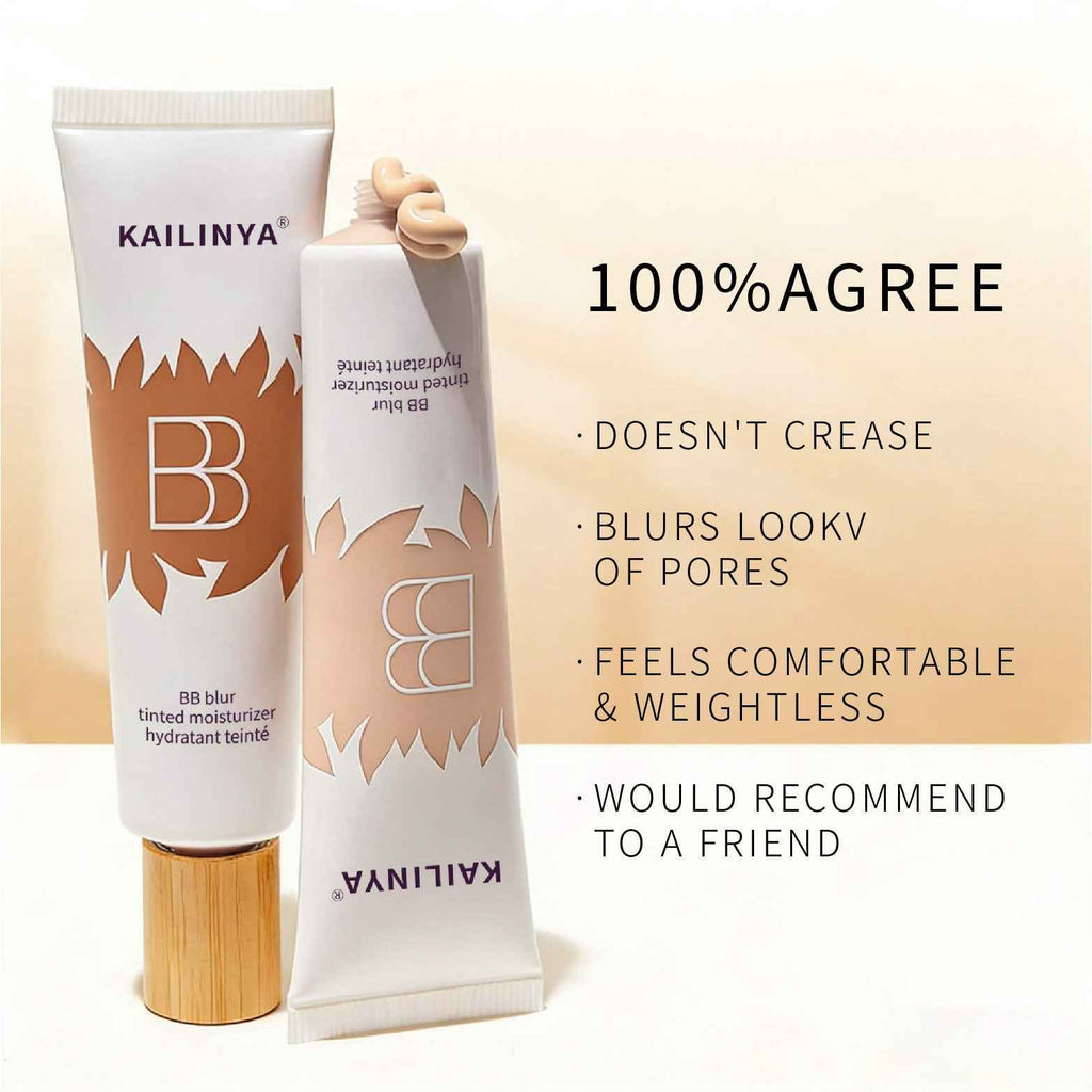 Waterproof BB Cream with Concealer & Moisturizer – 4 Shades