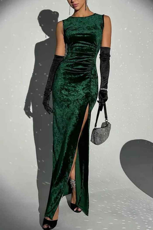 A-Line Midi Dress – Elegant Slim Fit