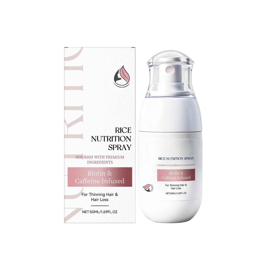 Rice Water Hair Growth Spray with Biotin & Caffeine – 50ml