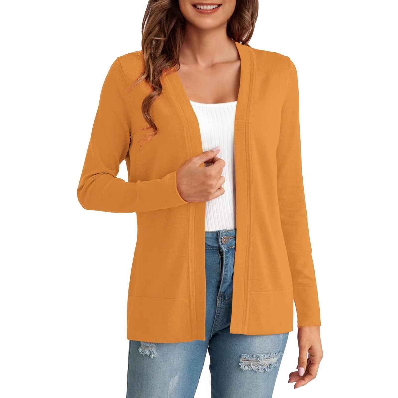 Loose Knitted Cardigan Coat – Casual All-Match Style