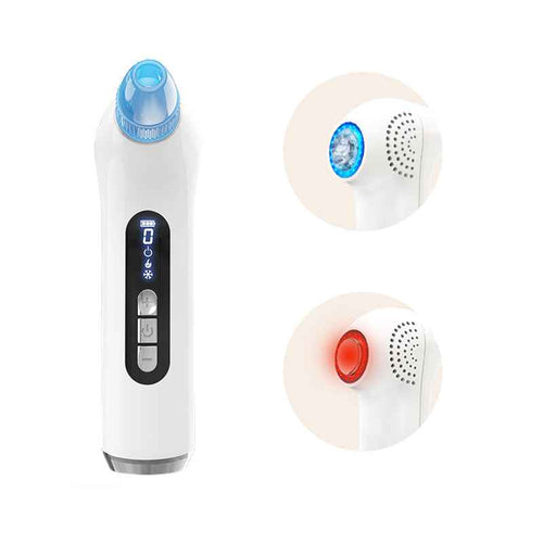 5-Speed Facial Vacuum Device – Hot, Cold & Light Therapy with LED Screen