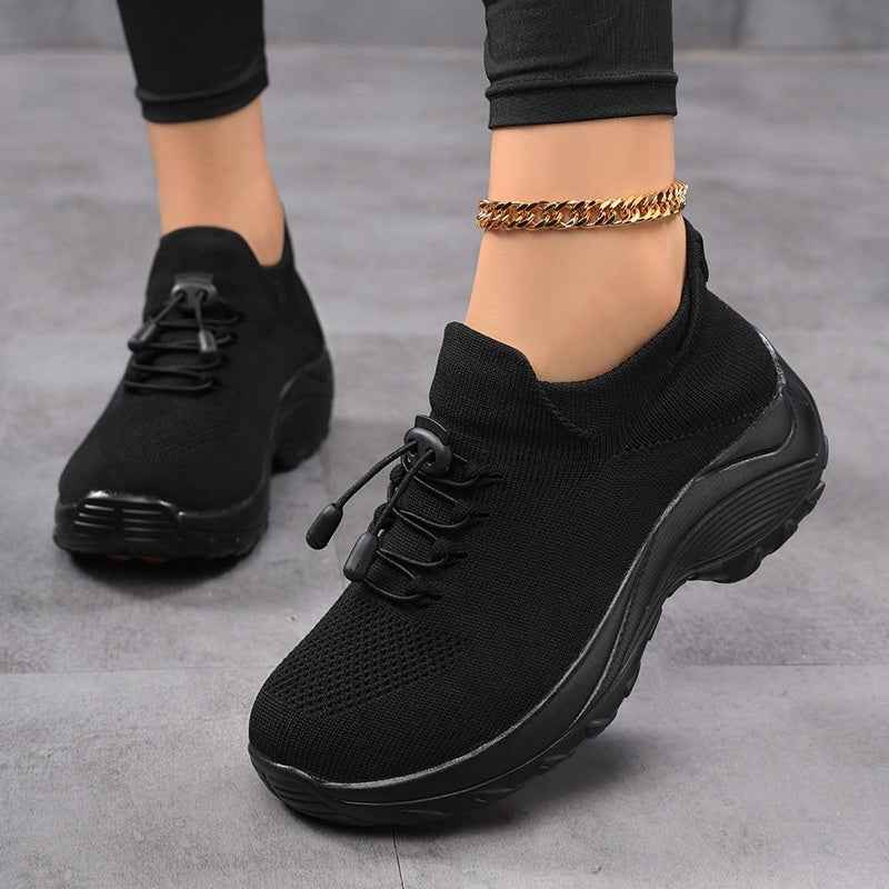 Rocker Sole Flyknit Sneakers — 7 Colours, EU 35–45