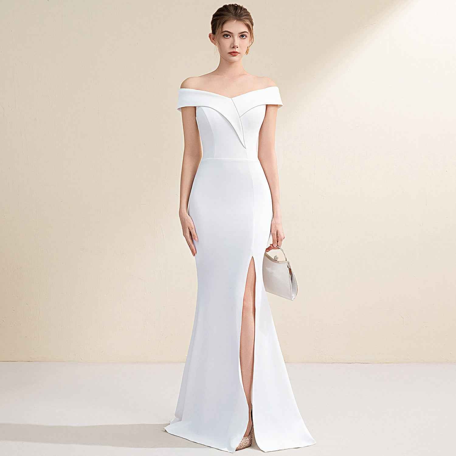 Host Evening Banquet Fishtail Long Dress