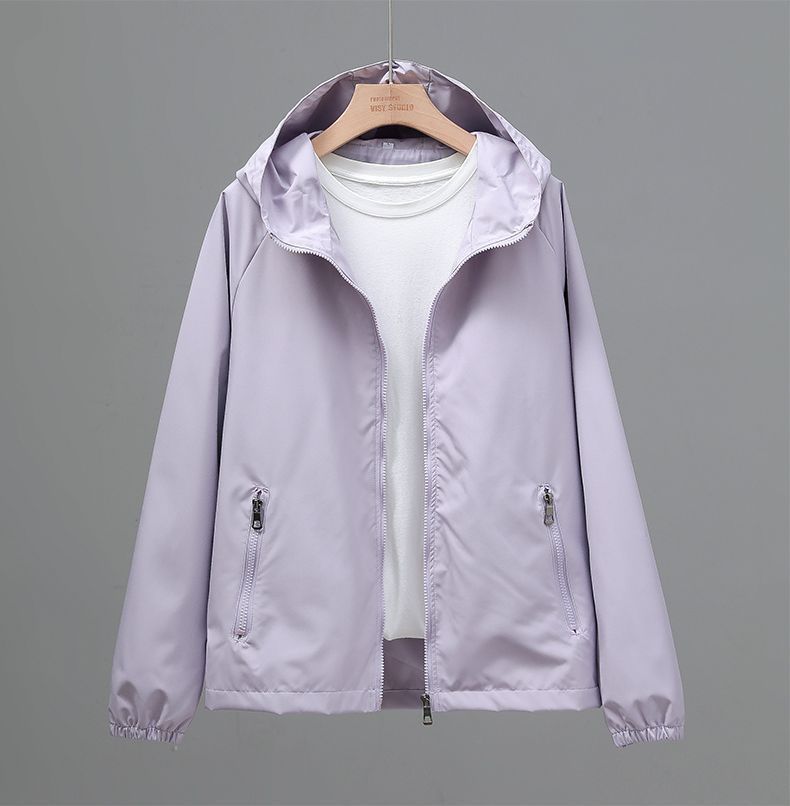 Loose Hooded Short Jacket — Korean Casual Style