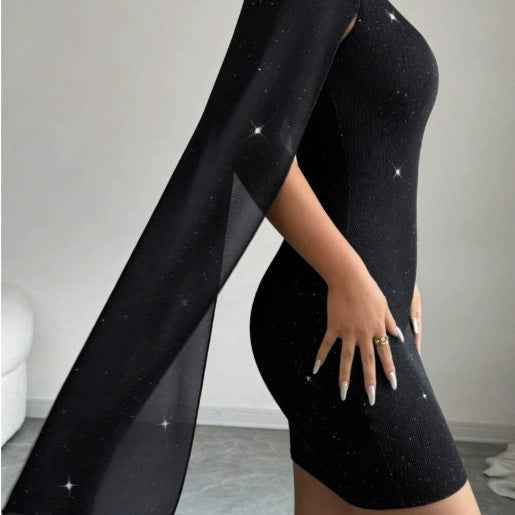 Elegant Waist-cinching Dress For Women