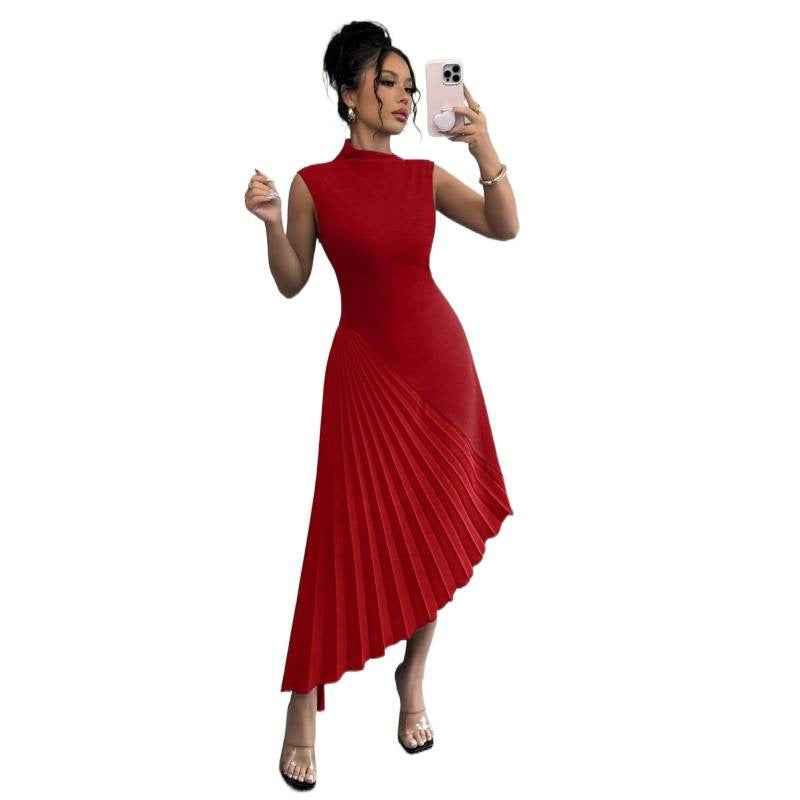 Asymmetric Sleeveless Casual Holiday Dress For Women